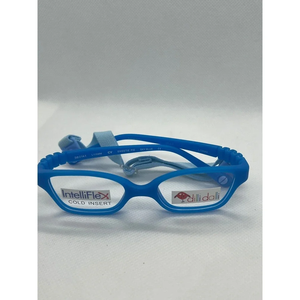 dilli dalli intelliFlex Kids Eyeglasses Frames Sky Blue Sweetie Pie Glasses